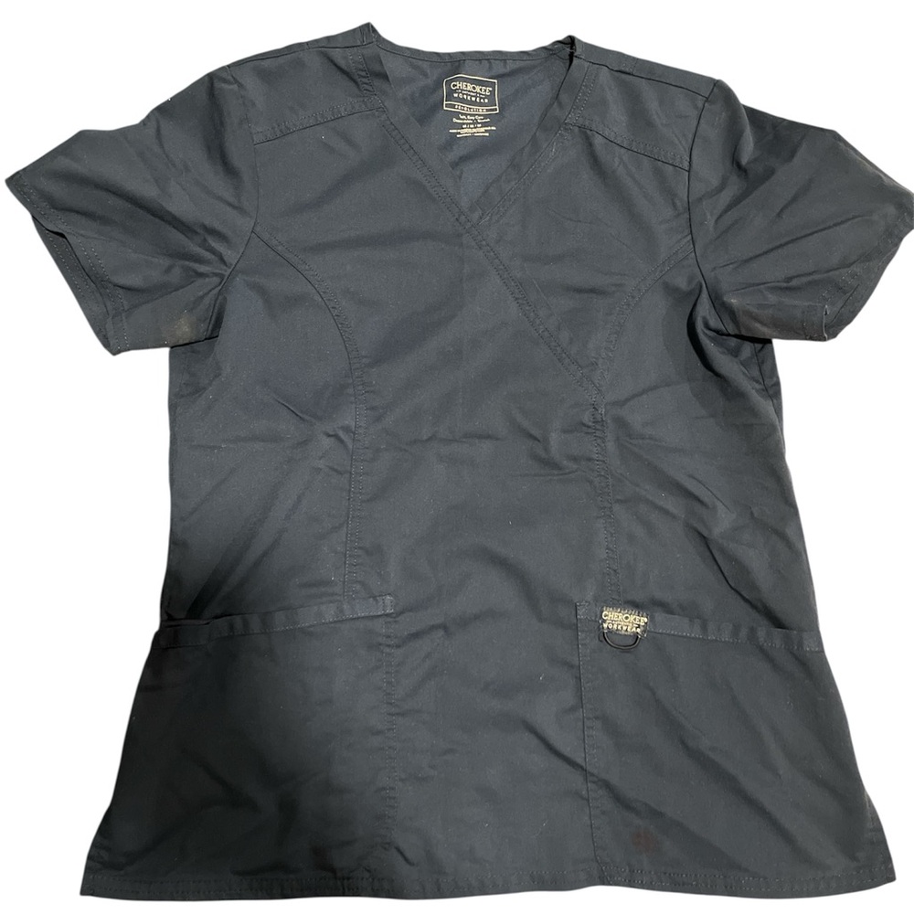 Cherokee Workwear Navy Blue Top